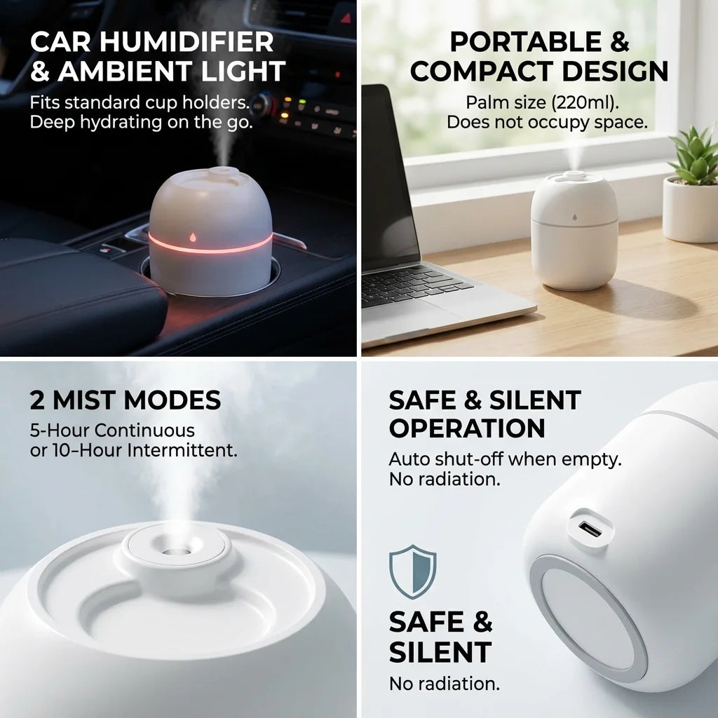 Mini USB Air Humidifier